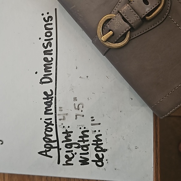 Coach Legacy Garcia Trifold gray leather wallet with pink interior - Picture 11 of 15